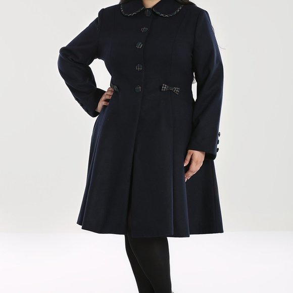 Hell Bunny Tiddlywinks Coat - Vintage-inspired - Picture 6 of 9